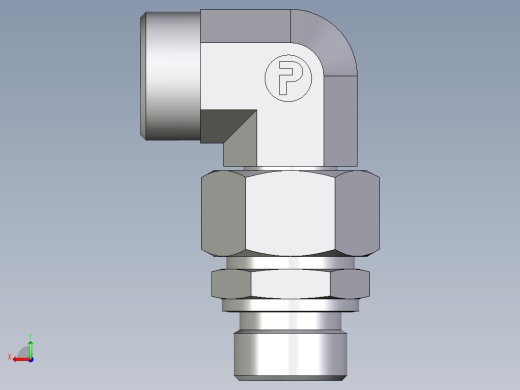 卡套式工业通用硬管接头EO_Assembled_adjustable_standpipe_elbow_EVW22LROMD71后视缩略图