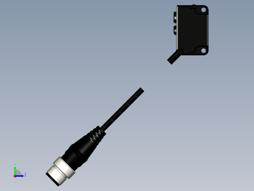 基恩士PZ-G42EN_G42EP_kc图纸模型左视缩略图