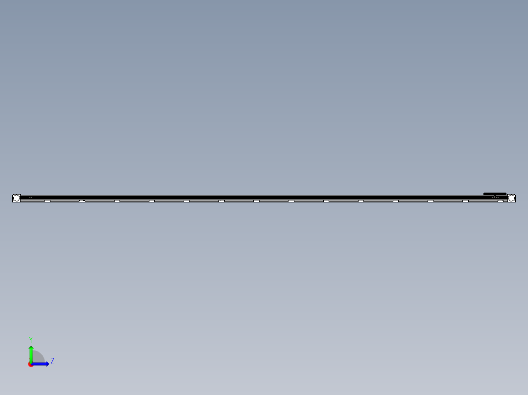 同步带滑台-欧规B8H-L176-S5300-L-ZP40-D3-N5左视图