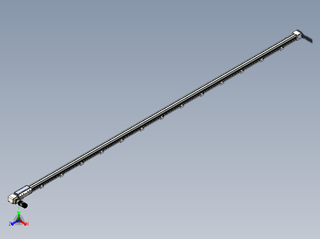 同步带滑台-欧规B8H-L176-S5300-L-ZP40-D3-N5正等轴测图