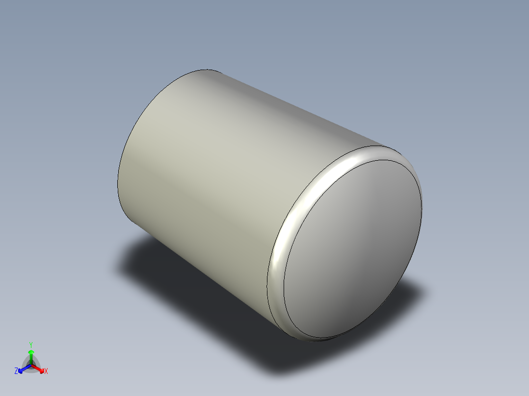 把手I.307-3D多系列多零件图纸模型主视图