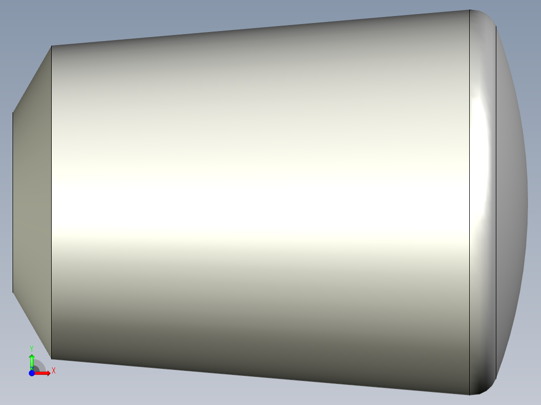 把手I.307-3D多系列多零件图纸模型前视图