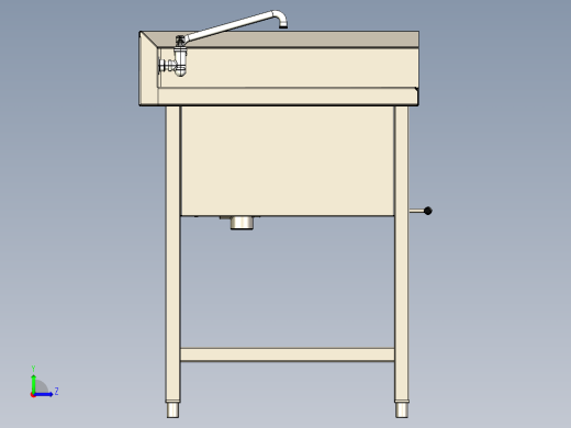 水槽、不锈钢水槽(157)左视缩略图
