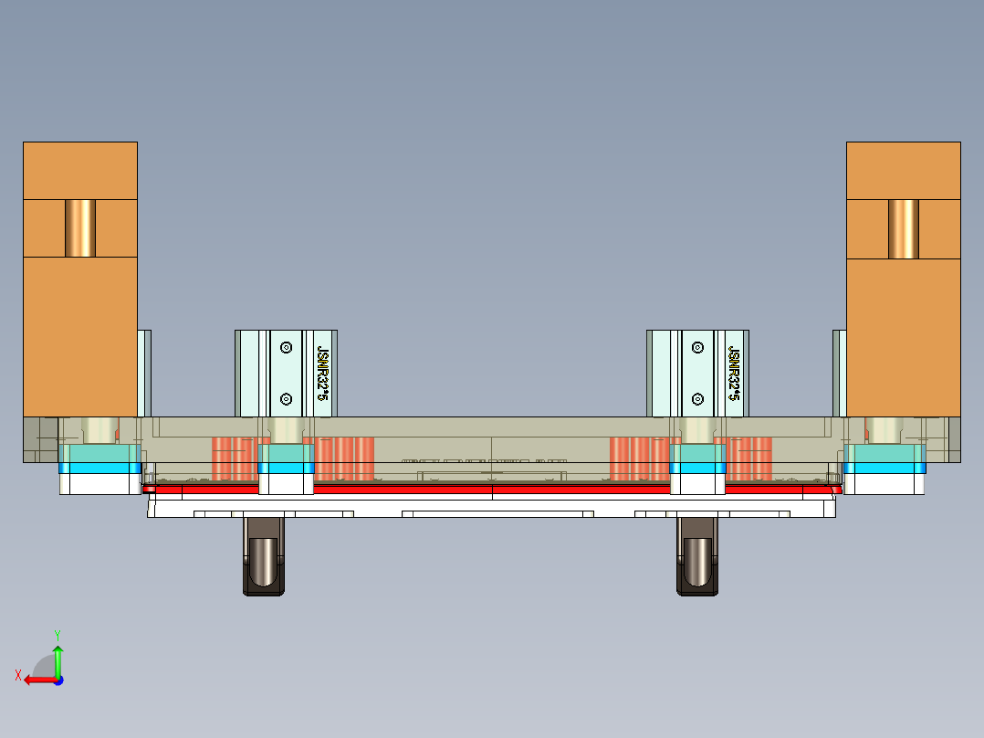 K1-A-笔记本CNC工装夹具三维模型CNC2-电磁铁后视图