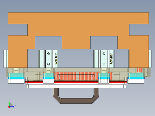 K1-A-笔记本CNC工装夹具三维模型CNC2-电磁铁左视缩略图