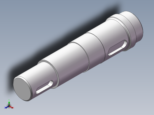 阶梯轴3加工加工工艺设计正等轴测缩略图