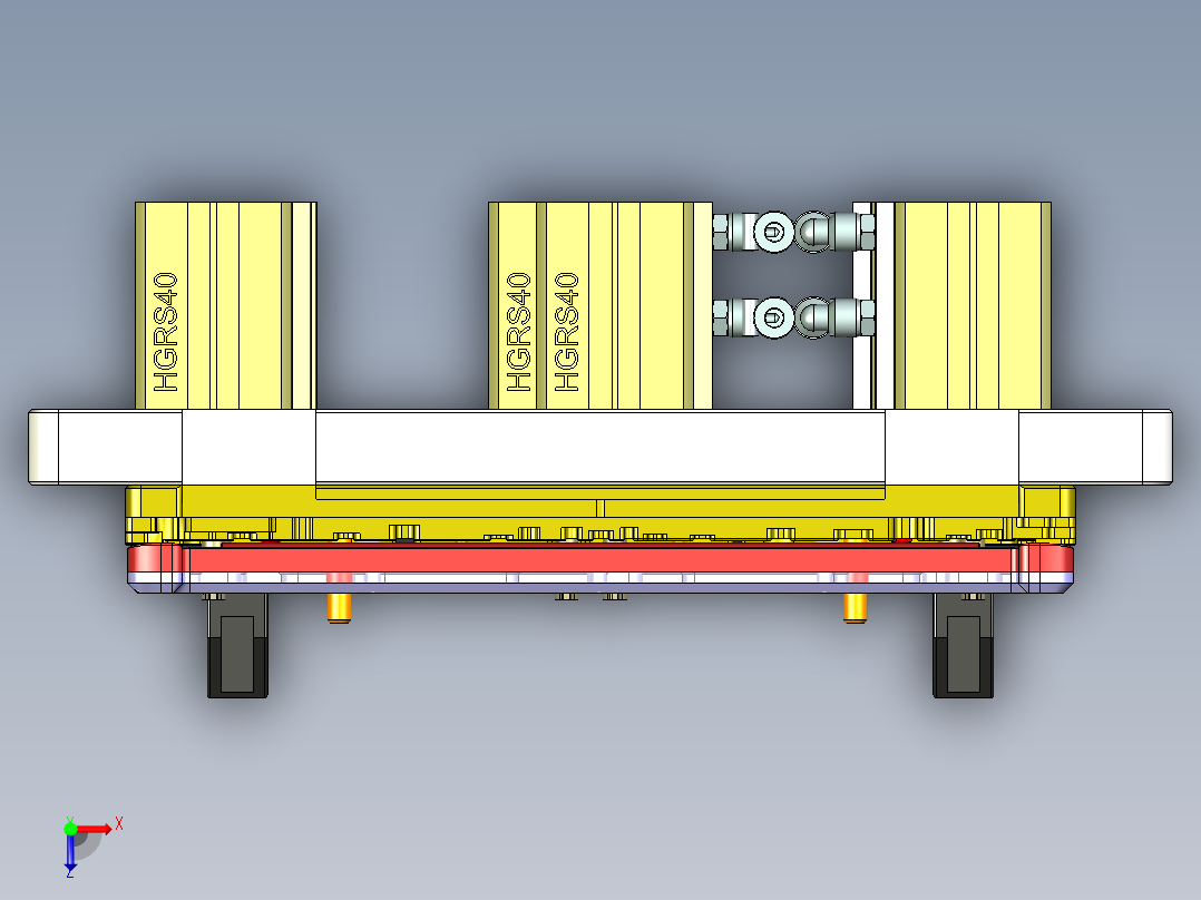 EDB41-C笔记本CNC工装夹具三维模型-CNC6-191113俯视图