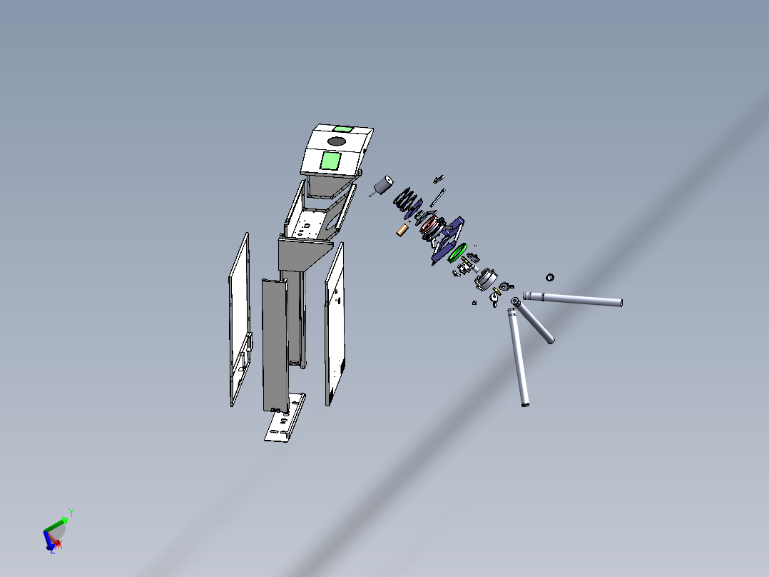 电控柜、立式三辊道闸