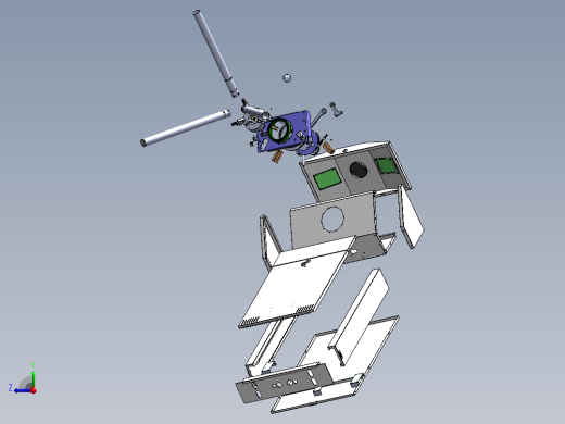 电控柜、立式三辊道闸右视缩略图