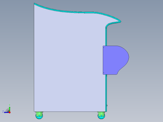 电控柜、垃圾回收站右视缩略图