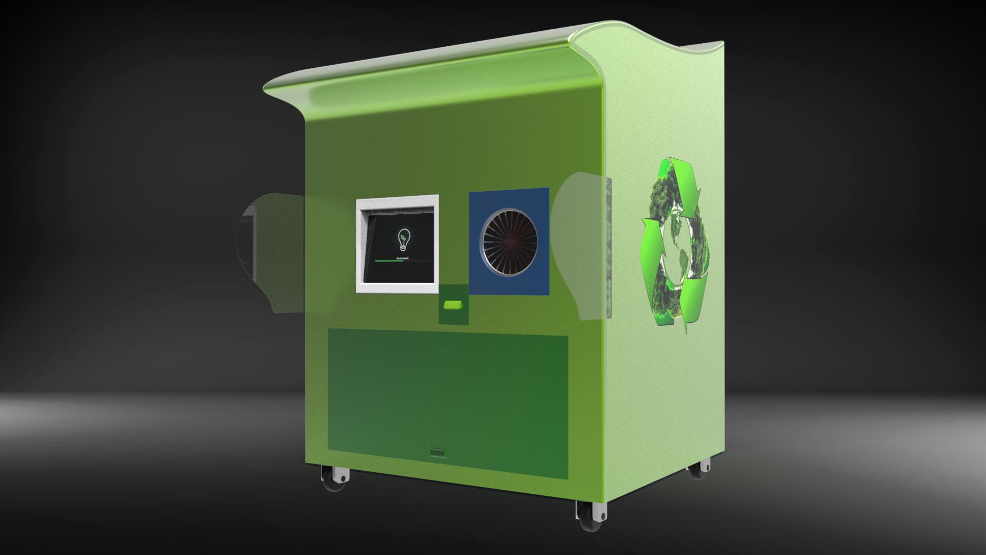 电控柜、垃圾回收站