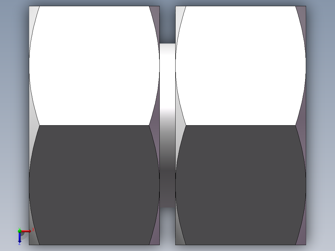 3C+3D 组合接头、3C-26俯视图