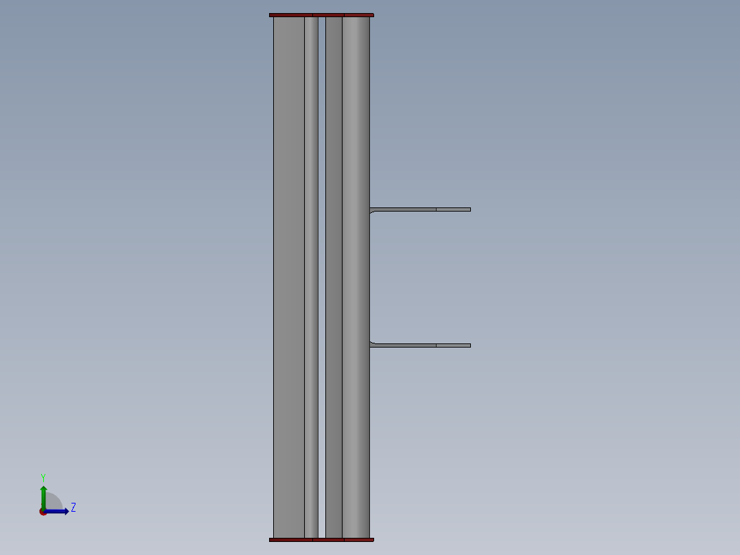 汽车尾翼(16)左视图