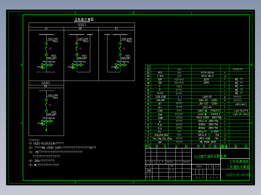 08 GGD3-01-0114D主方案图及设备表