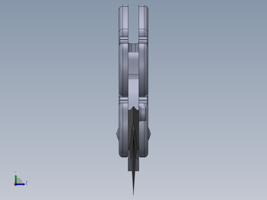 折叠刀、刀 (2)左视缩略图