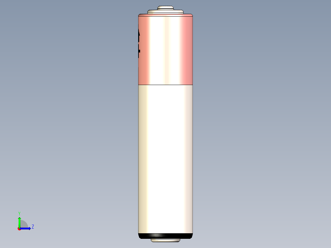 电池仓、电池左视图