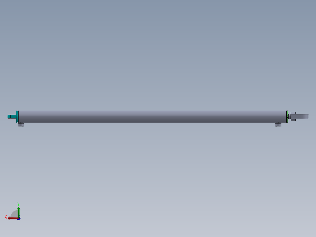 焊接式液压缸50x30x1300-mm-1.snapshot.1后视图