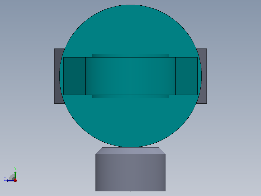 焊接式液压缸50x30x1300-mm-1.snapshot.1右视图