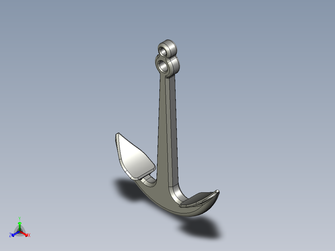 锚、地锚(6)正等轴测图