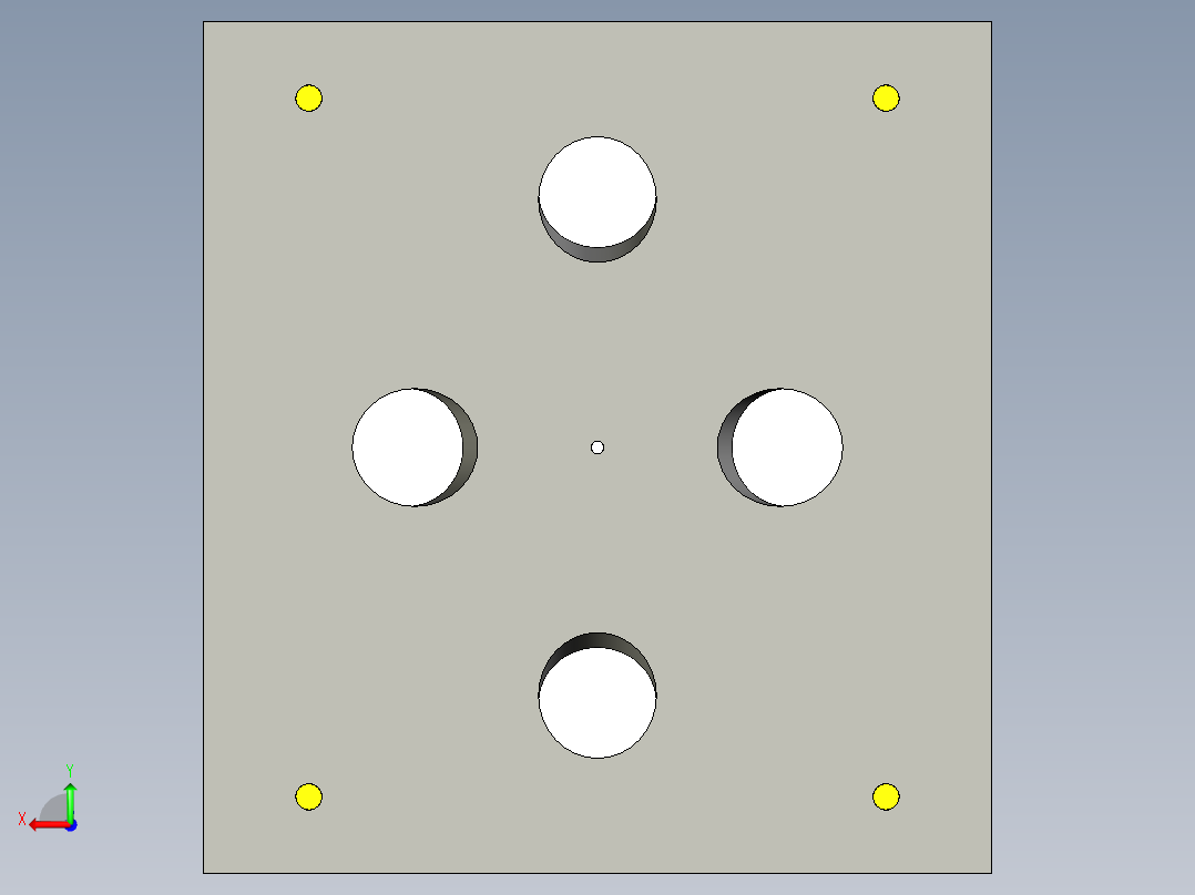 B3004537-PVC T型模具后视图