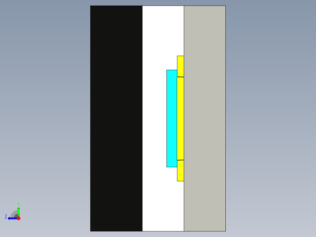 B3004537-PVC T型模具右视图