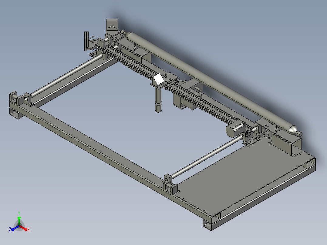 B2005268-激光雕刻机正等轴测图