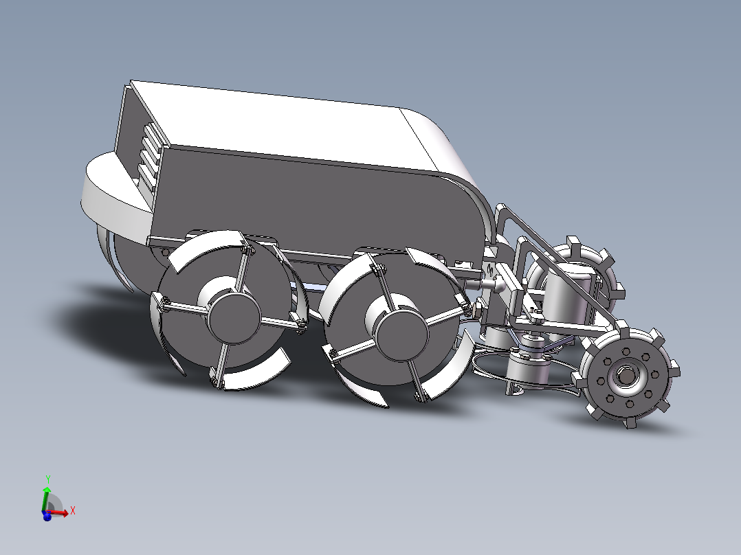 水田除草机 1609181