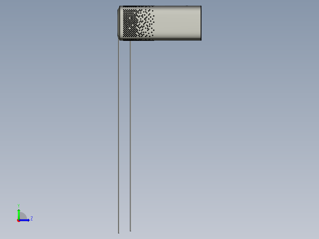 小爱同学小米AI音箱模型左视图