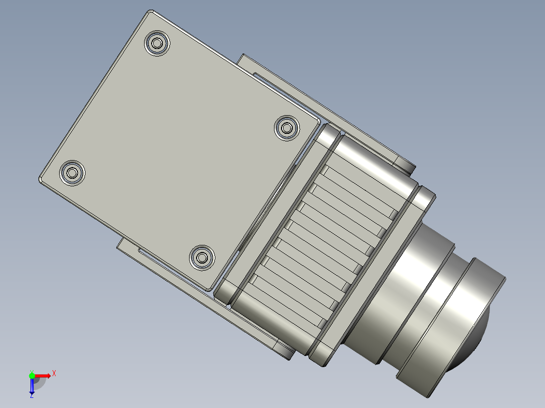 2水下高清摄像头俯视图