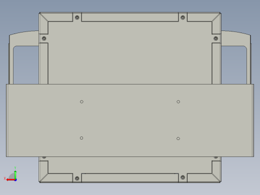 移动式触摸屏盒子装配-10寸后视缩略图