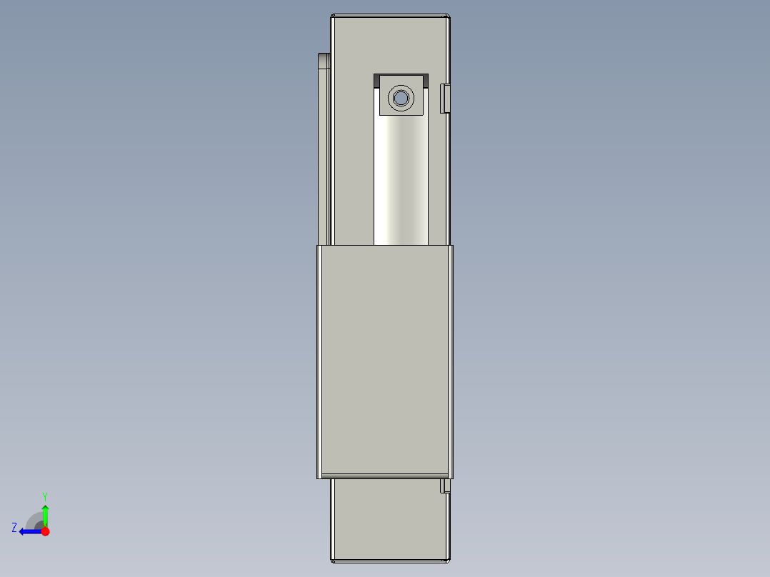 移动式触摸屏盒子装配-10寸右视图