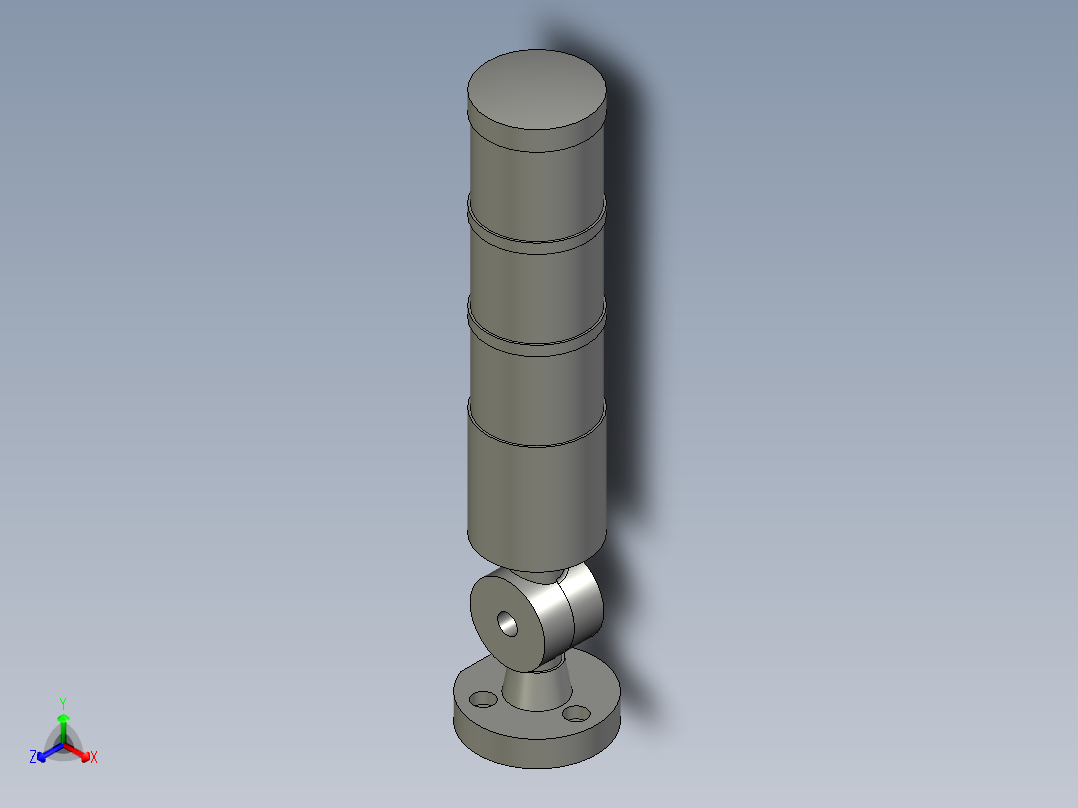 运行指示灯HNTDD50正等轴测图