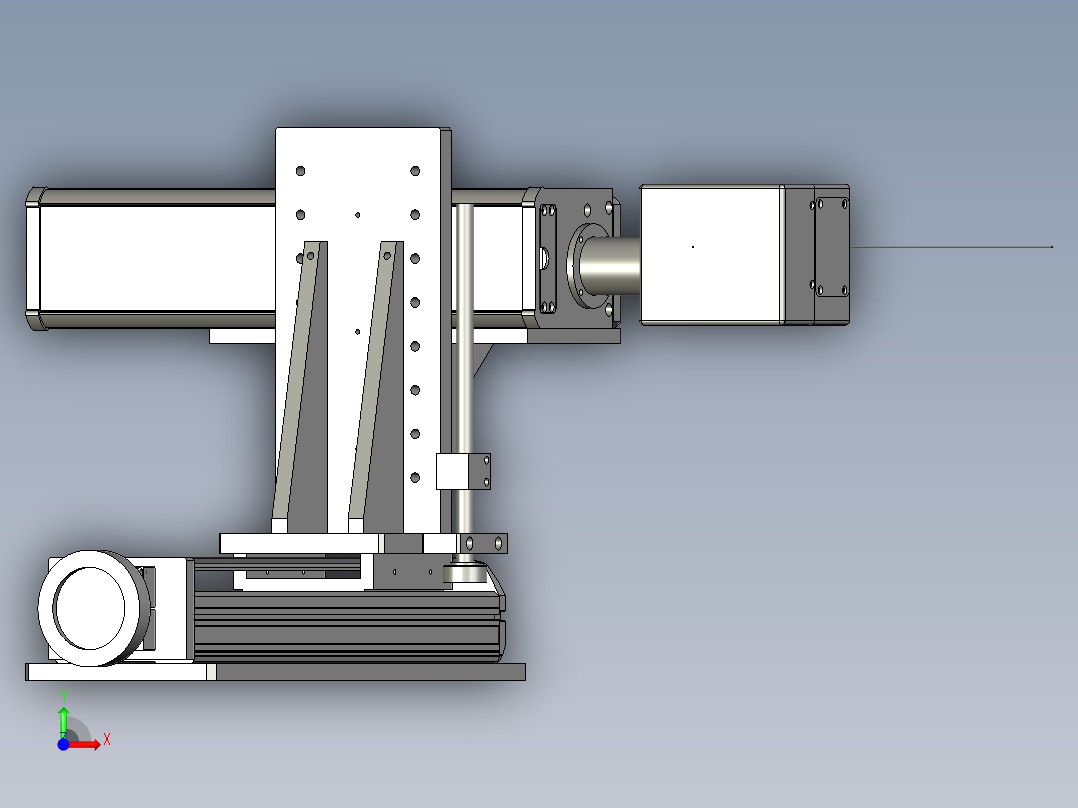 DLDXH710-06激光打码调节机械手OM前视图