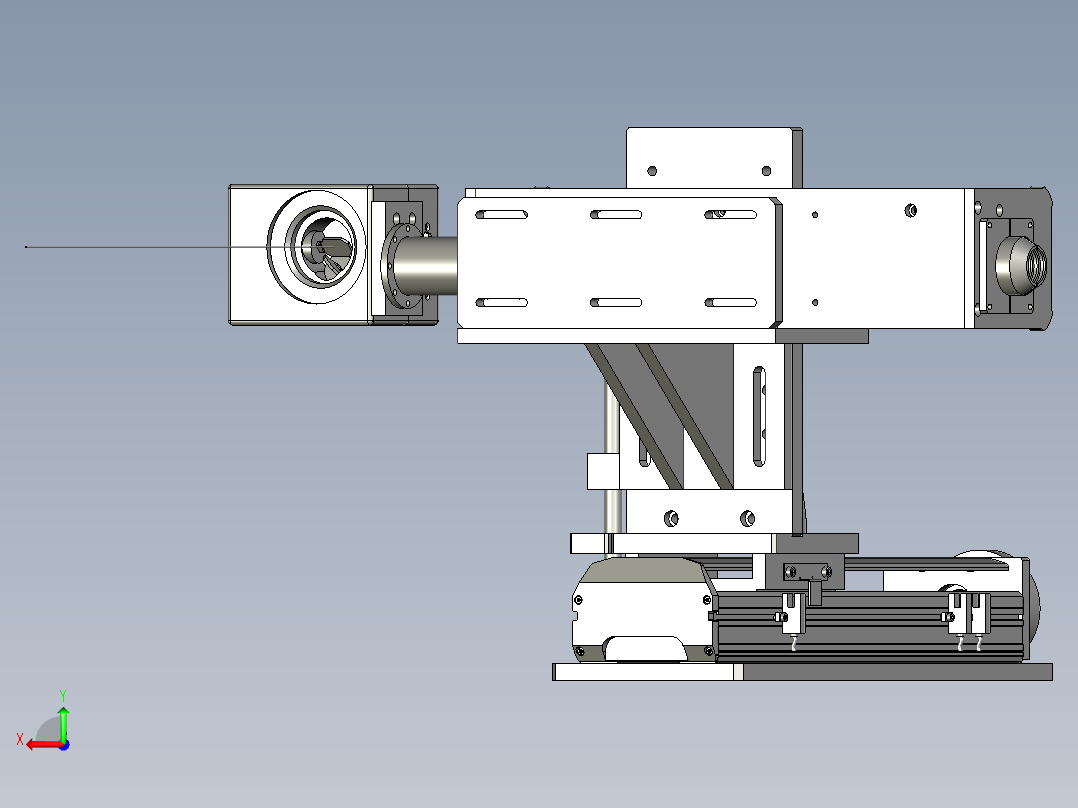DLDXH710-06激光打码调节机械手OM后视图