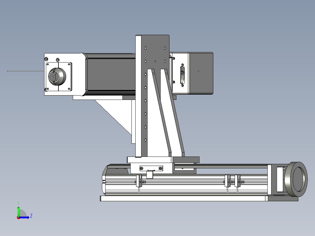DLDXH710-06激光打码调节机械手OM左视图