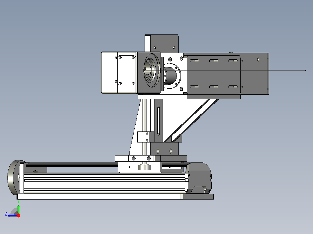 DLDXH710-06激光打码调节机械手OM右视图