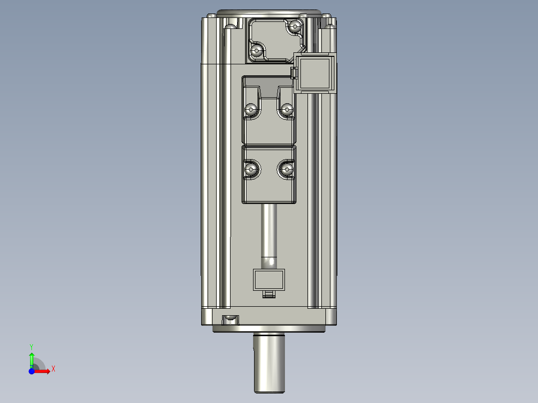 带刹车伺服400W-MSBR-1-前视图