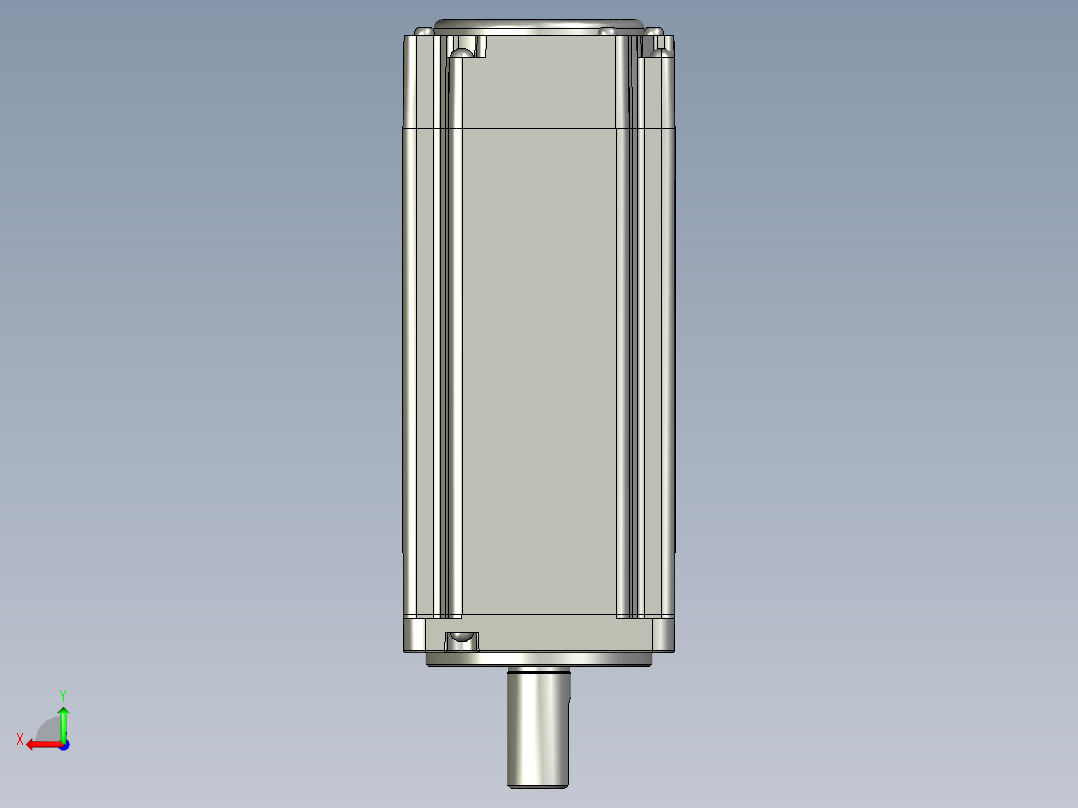 带刹车伺服400W-MSBR-1-后视图