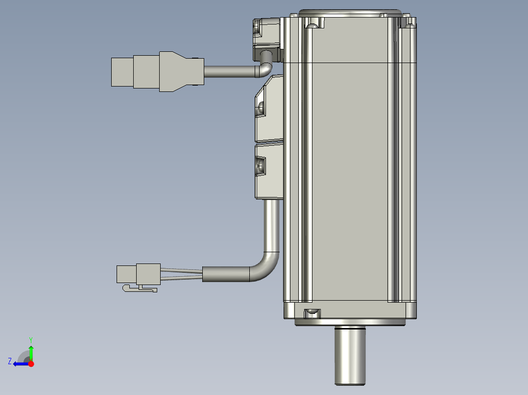 带刹车伺服400W-MSBR-1-右视图