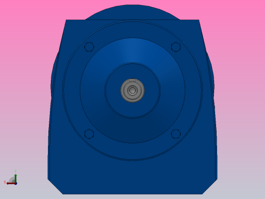 RFS27法兰轴伸式斜齿轮减速机RFS27-3.37-M1-Φ140后视缩略图