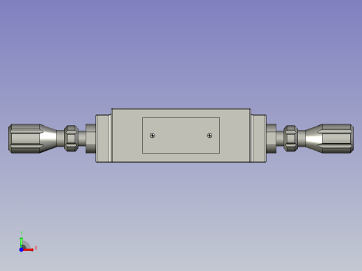 CQVPDLA-02-1叠加式单向节流阀DLA-02AB-a1前视缩略图