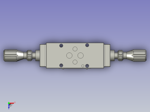CQVPDLA-02-1叠加式单向节流阀DLA-02AB-a1俯视缩略图