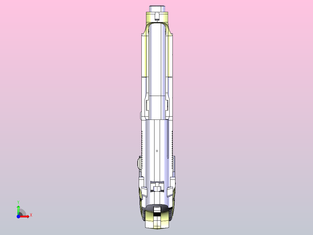 枪10毫米前视图