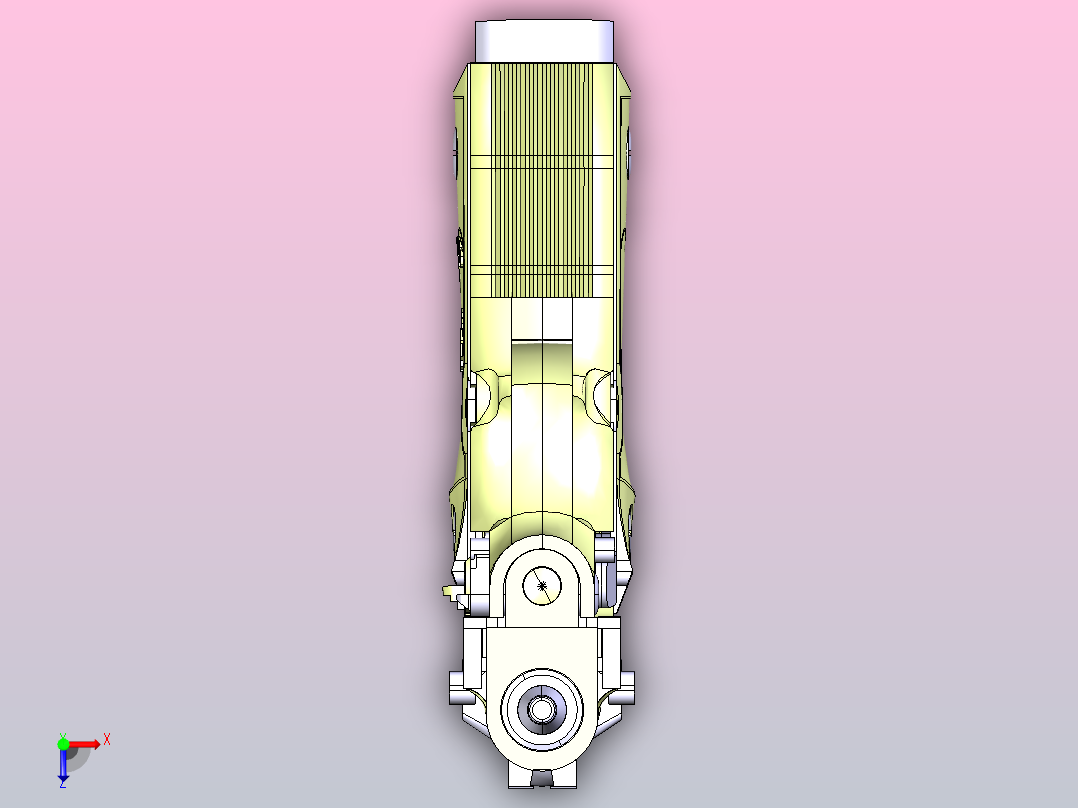 枪10毫米俯视图