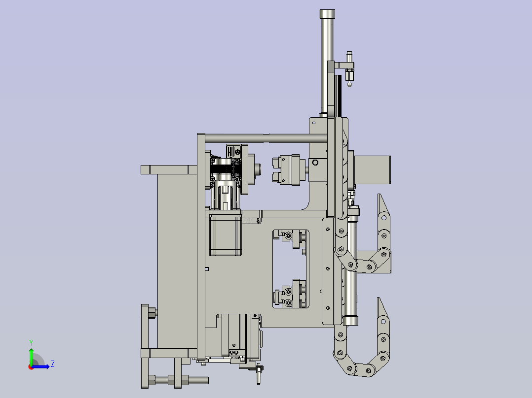 LBZL-E0-盖板上料组件左视图