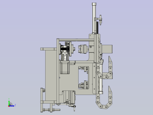 LBZL-E0-盖板上料组件左视缩略图