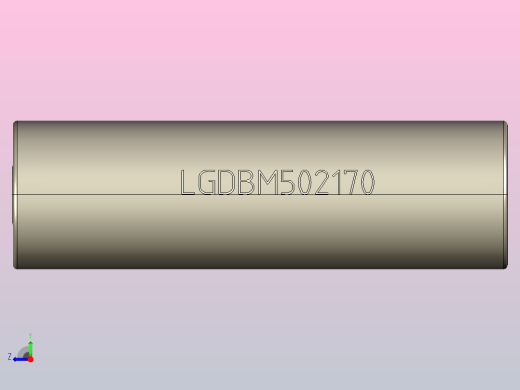 LG INR21700 M50 5，000毫安时锂离子充电电池右视缩略图