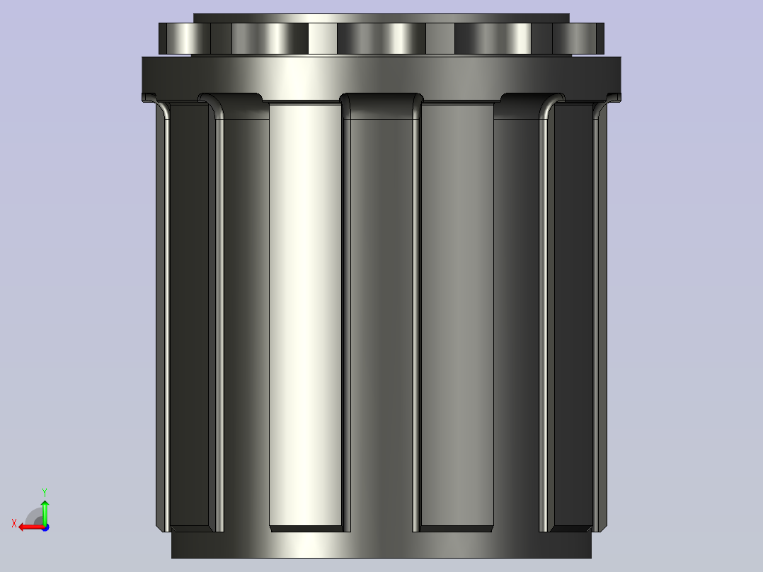 自行车自由飞轮 (1)后视图