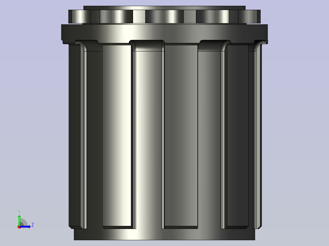 自行车自由飞轮 (1)左视图