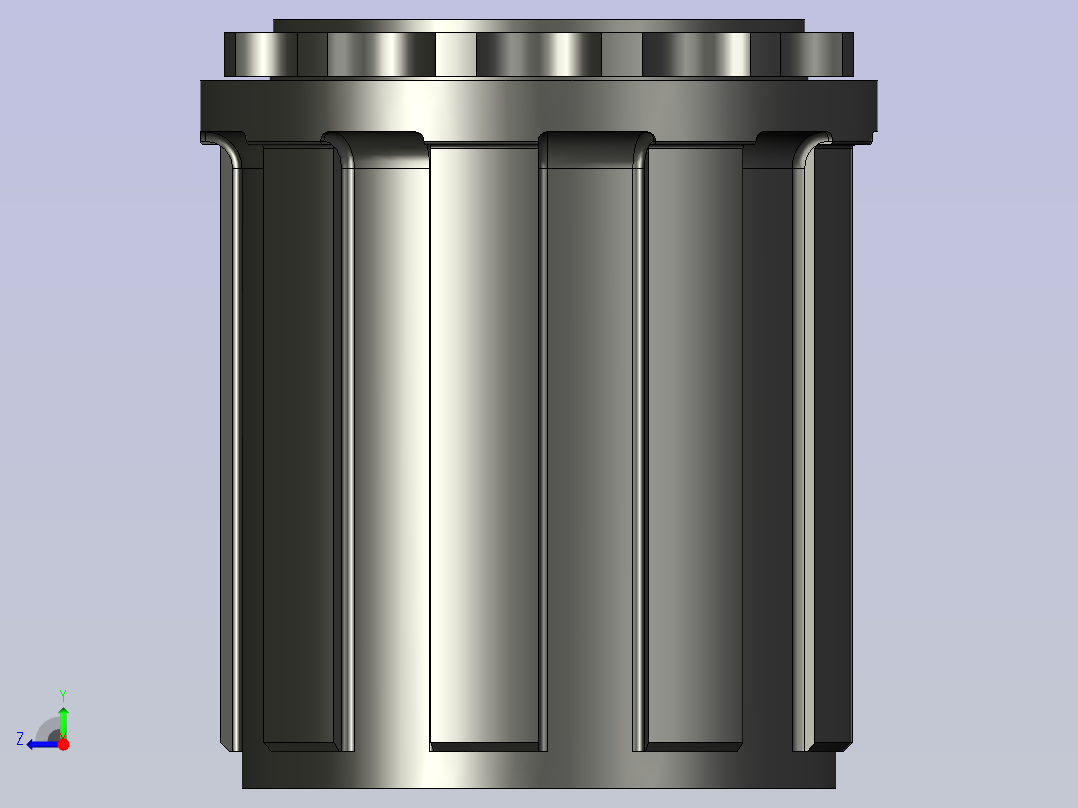 自行车自由飞轮 (1)右视图